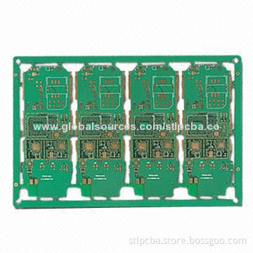 Custom PCB, Made of FR-4, Gold Immersion Surface Finish
